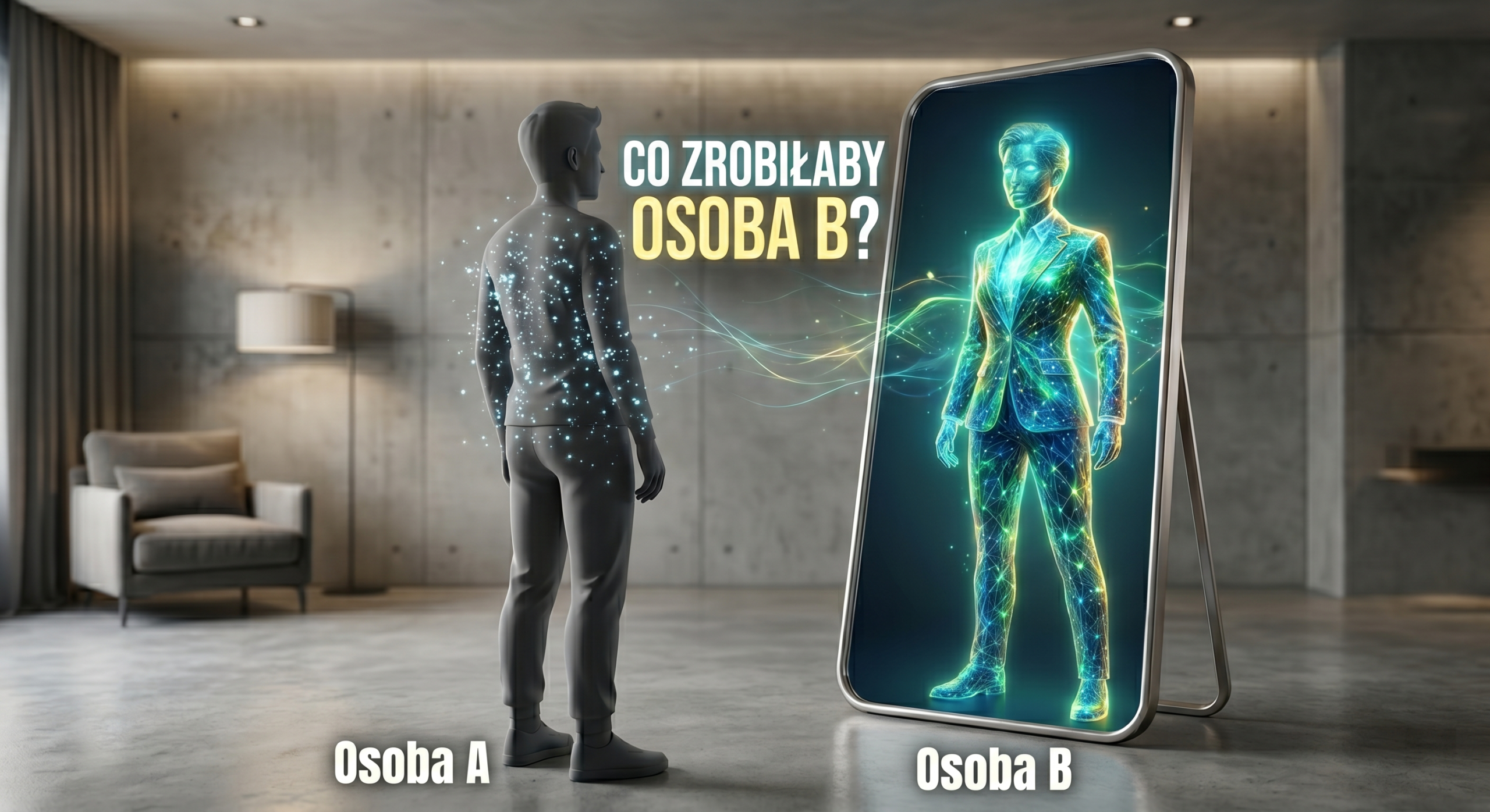 Jak wytrwać w postanowieniach? Osoba A i Osoba B